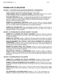 Instrucciones para Formulario LDSS-2921 Solicitud De Ciertos Subsidios Y Servicios Del Estado De Nueva York - New York (Spanish), Page 10