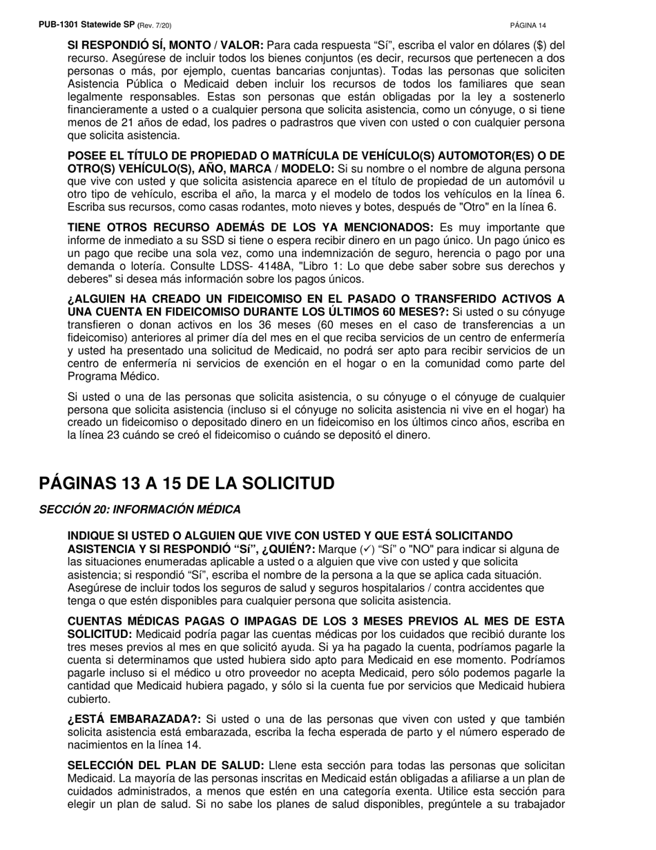 Instrucciones para Formulario LDSS-2921 Solicitud De Ciertos Subsidios Y Servicios Del Estado De Nueva York - New York (Spanish), Page 15