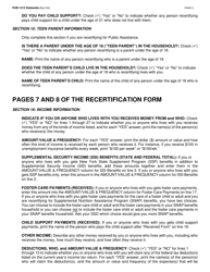 Instructions for Form LDSS-3174 New York State Recertification Form for Certain Benefits and Services - New York, Page 10