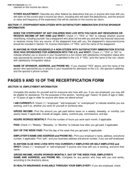 Instructions for Form LDSS-3174 New York State Recertification Form for Certain Benefits and Services - New York, Page 11