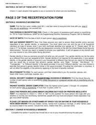 Instructions for Form LDSS-3174 New York State Recertification Form for Certain Benefits and Services - New York, Page 6