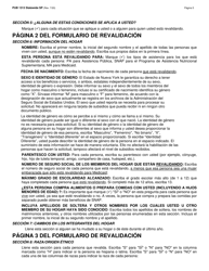 Instrucciones para Formulario LDSS-3174 Formulario De Revalidacion Para Ciertos Subsidiosy Servicios Del Estado De Nueva York - New York (Spanish), Page 6