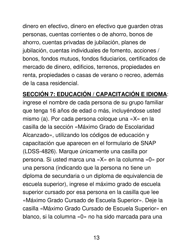 Instrucciones para Formulario LDSS-4826 LP Programa De Asistencia Nutricional Suplementaria (Snap) Solicitud/Revalidacion - New York (Spanish), Page 13
