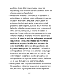 Instrucciones para Formulario LDSS-4826 LP Programa De Asistencia Nutricional Suplementaria (Snap) Solicitud/Revalidacion - New York (Spanish), Page 22
