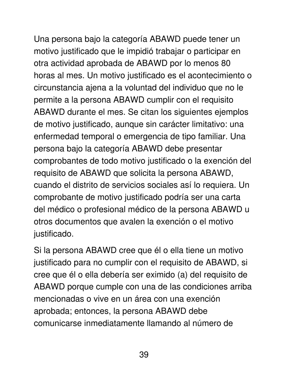 Instrucciones para Formulario LDSS-4826 LP Programa De Asistencia Nutricional Suplementaria (Snap) Solicitud / Revalidacion - New York (Spanish), Page 39
