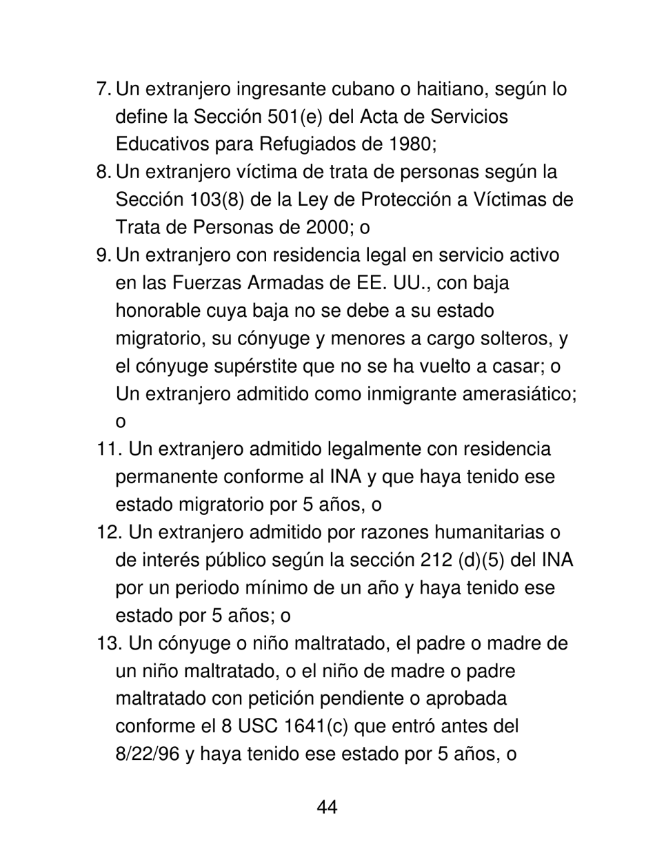 Instrucciones para Formulario LDSS-4826 LP Programa De Asistencia Nutricional Suplementaria (Snap) Solicitud / Revalidacion - New York (Spanish), Page 44