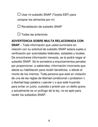 Formulario LDSS-4942 LP Formulario De Peticion De Representante Autorizado - Programa De Asistencia Nutricional Suplementaria (Snap) - New York (Spanish), Page 4