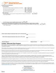 Form BSC-B22 Estimated Physical Capabilities Form - New York, Page 2