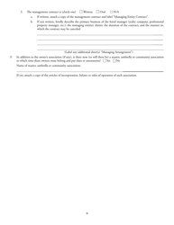 Form REC1.38 Application for Registration of Time Share Project - North Carolina, Page 10