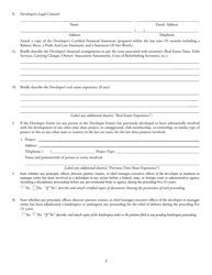 Form REC1.38 Application for Registration of Time Share Project - North Carolina, Page 3