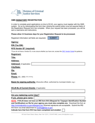 Document preview: Gms Signatory Registration - New York
