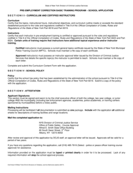 Pre-employment Correction Training Program - School Application - New York, Page 2