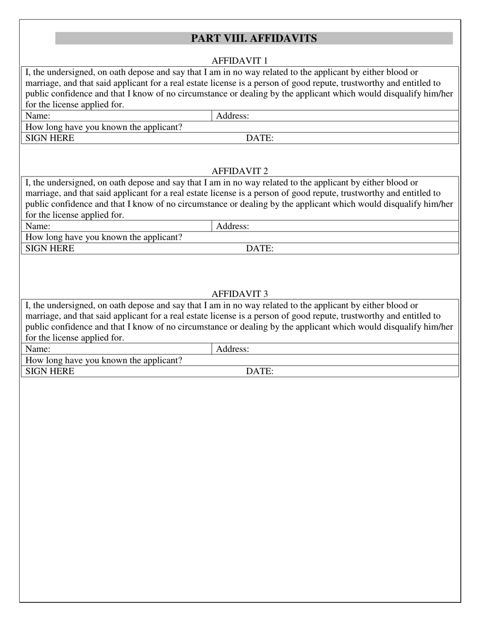 New Hampshire Real Estate Broker Application Form Fill Out, Sign