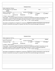 Real Estate Broker Application Form - New Hampshire, Page 6