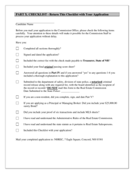 Real Estate Broker Application Form - New Hampshire, Page 9