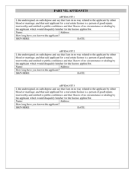 Real Estate Salesperson Application Form - New Hampshire, Page 4