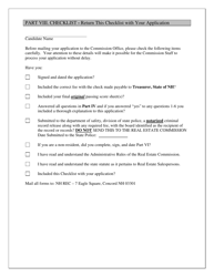Real Estate Salesperson Application Form - New Hampshire, Page 5