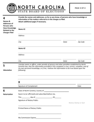 Complaint Against County Board of Elections Member - North Carolina, Page 4