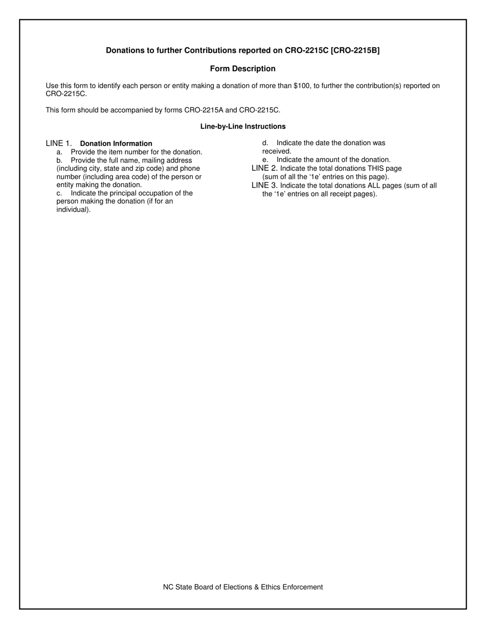 2215 Point Form.pdf Download Instructions for Form CRO-2215B Donations to Further ...
