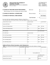 Document preview: Form SFN12155 Application for Change of Address or Name - North Dakota