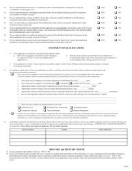 Form SFN12159 Application for License for Real Estate Broker - North Dakota, Page 4