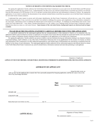 Form SFN12159 Application for License for Real Estate Broker - North Dakota, Page 5