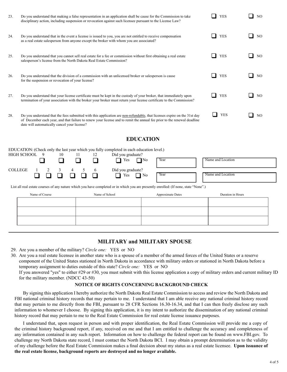 Form SFN12163 Download Printable PDF or Fill Online Application for