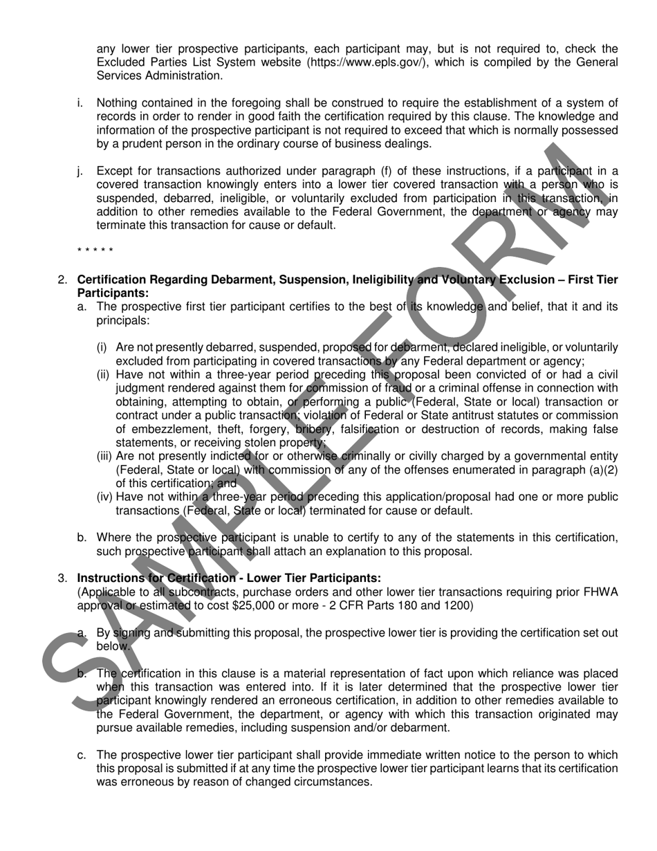 Contract and Bond Form (Federal) - Sample - Nevada, Page 17