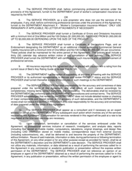 Service Agreement - Sample - Nevada, Page 11