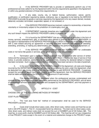 Service Agreement - Sample - Nevada, Page 6