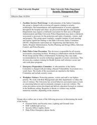 Security Management Plan - Duke University Police Department, Page 3
