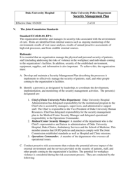 Security Management Plan - Duke University Police Department, Page 2