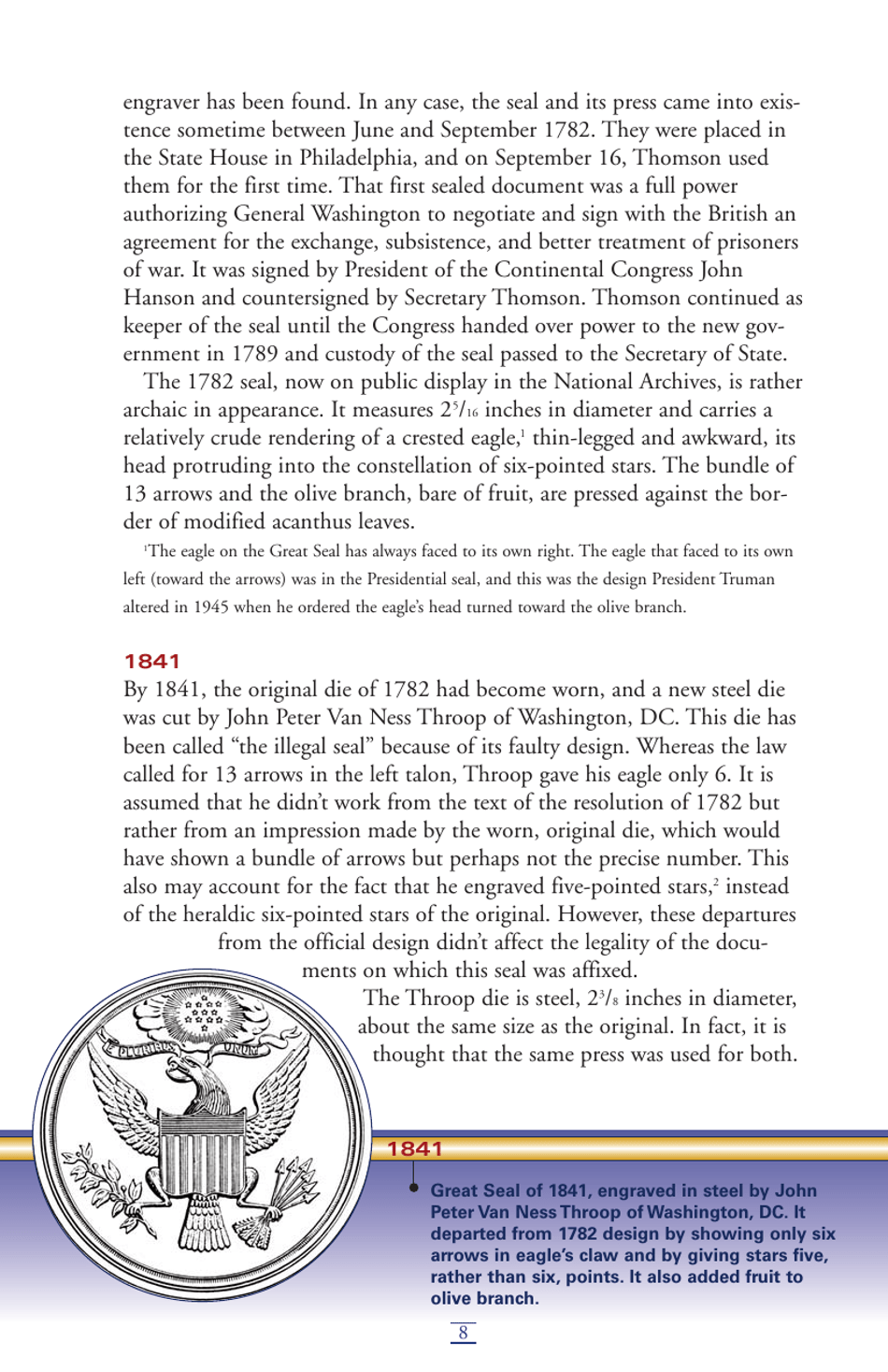 The Great Seal of the United States, Page 9