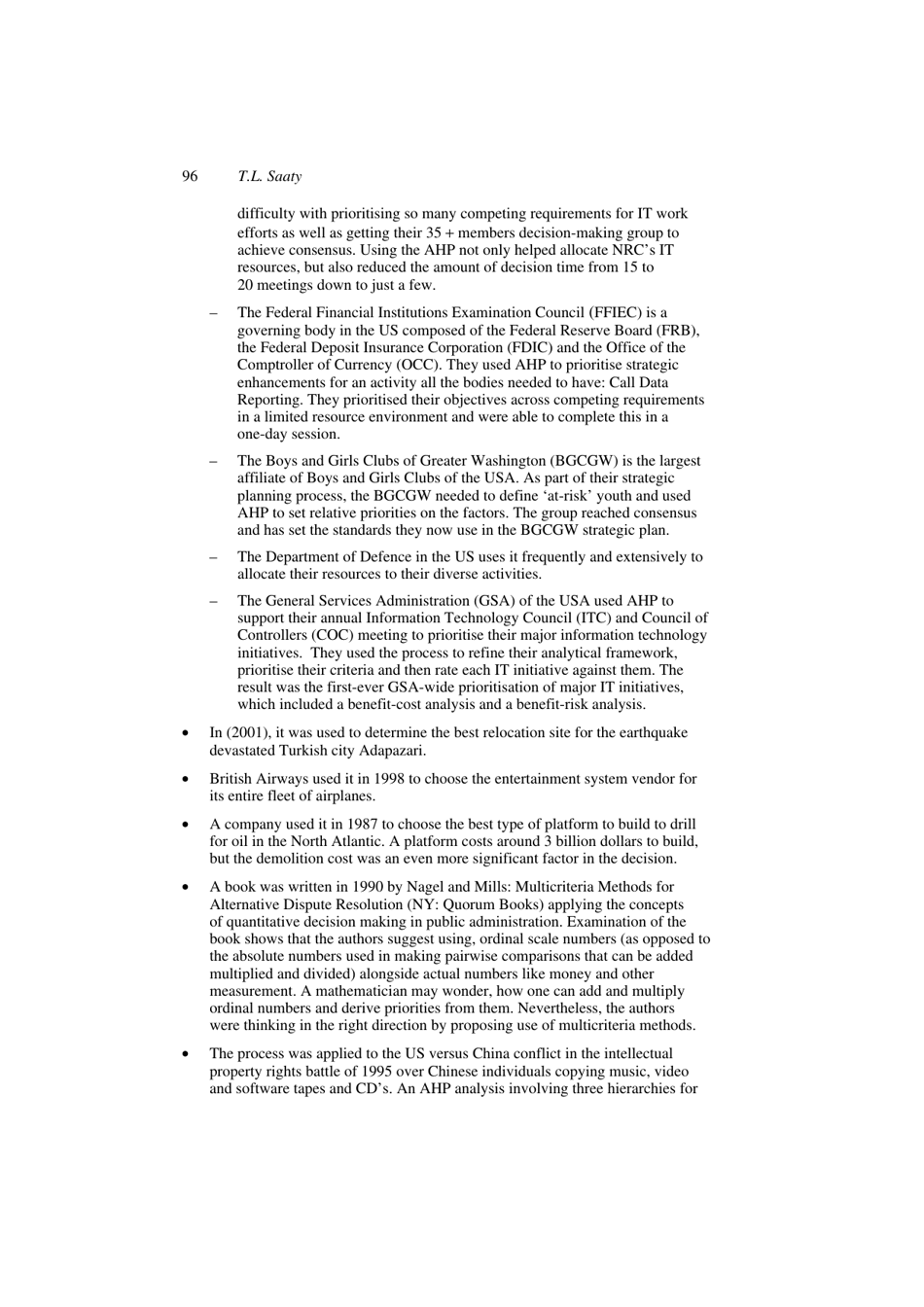 Decision Making With the Analytic Hierarchy Process - Thomas L. Saaty, International Journal of Services Sciences, Page 14