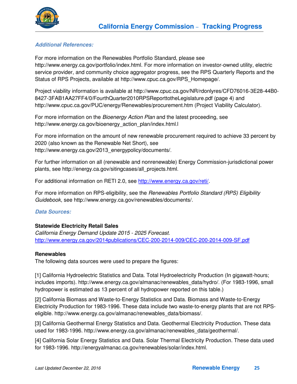 Tracking Progress - Renewable Energy - California, Page 25
