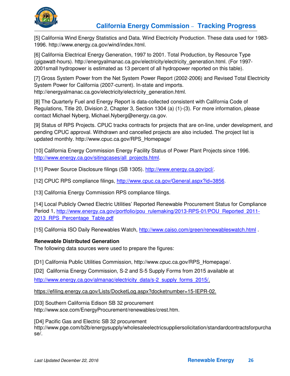 Tracking Progress - Renewable Energy - California, Page 26