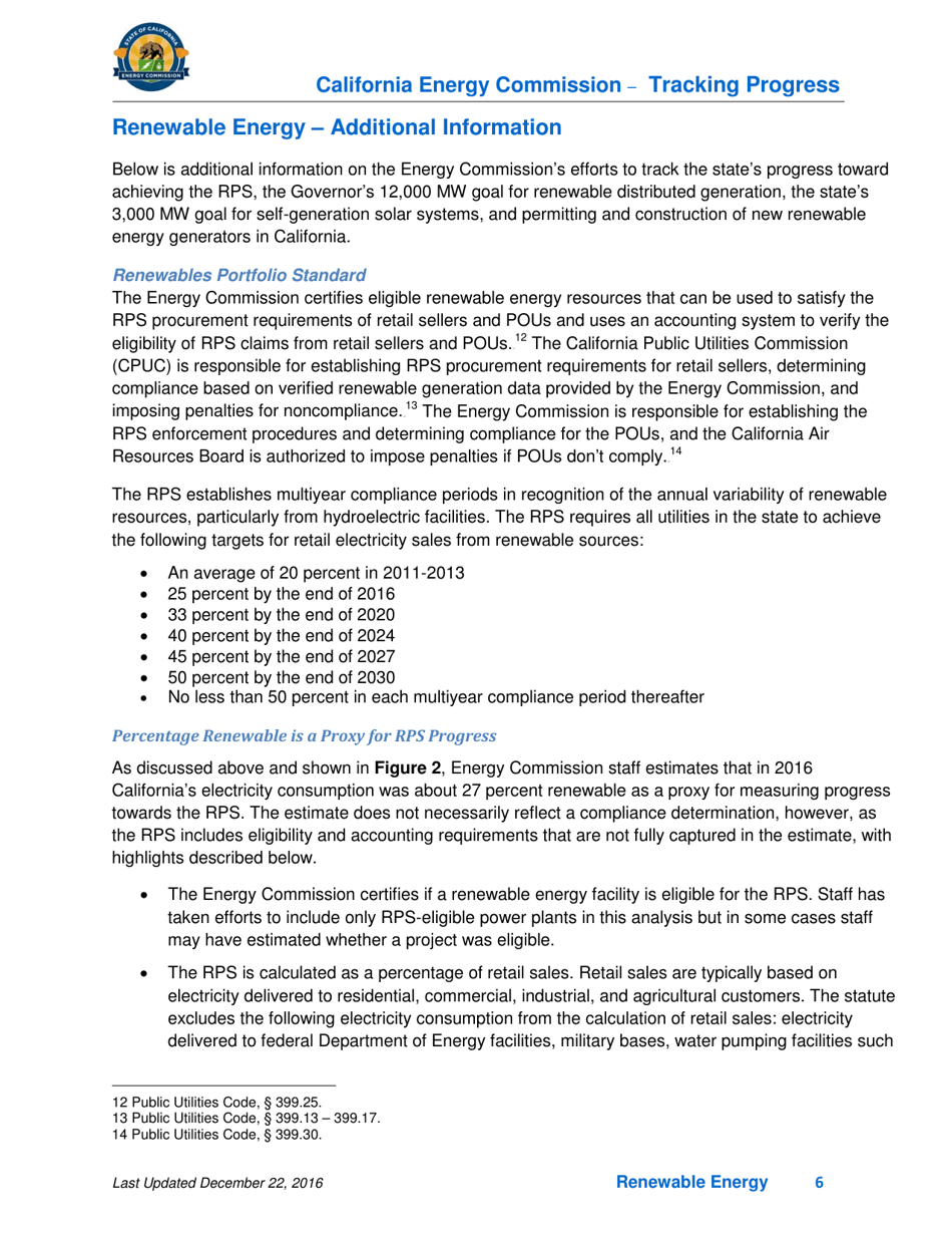 Tracking Progress - Renewable Energy - California, Page 6