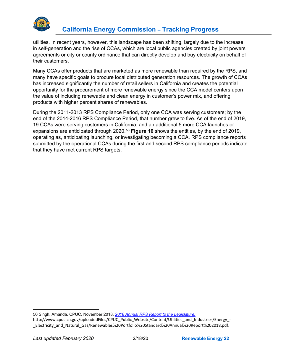 Tracking Progress - Renewable Energy - California, Page 22