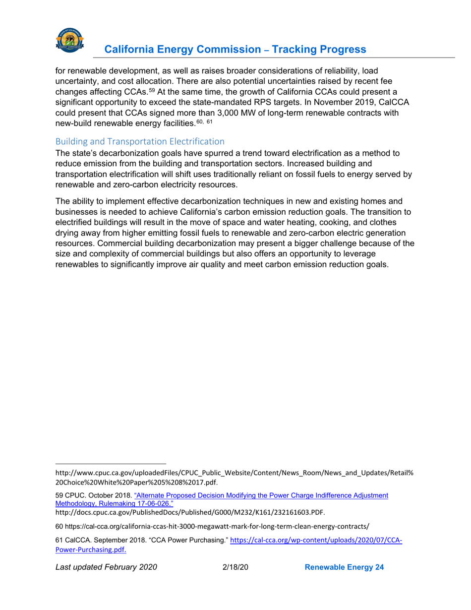 Tracking Progress - Renewable Energy - California, Page 24