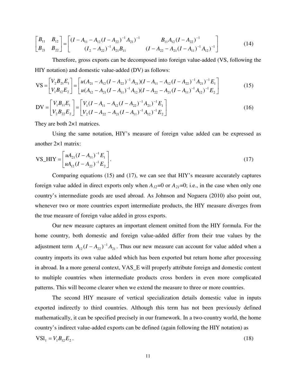 Give Credit Where Credit Is Due: Tracing Value Added in Global Production Chains - National Bureau of Economic Research, Page 12