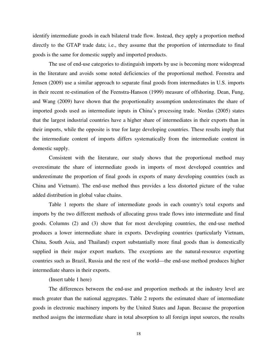 Give Credit Where Credit Is Due: Tracing Value Added in Global Production Chains - National Bureau of Economic Research, Page 19