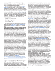 Instrucciones para IRS Formulario 941-PR Planilla Para La Declaracion Federal Trimestral Del Patrono (Puerto Rican Spanish), Page 3