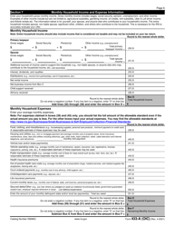 IRS Form 433-A (OIC) Collection Information Statement for Wage Earners and Self-employed Individuals, Page 6