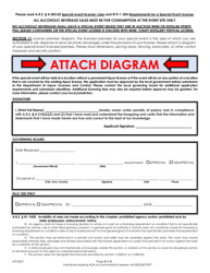 Special Event License Application - Arizona, Page 3