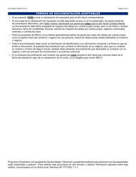Formulario UIA-1069A-S Solicitud De Compensacion Por Desempleo De Asalariados Mixtos (Meuc) - Arizona (Spanish), Page 2