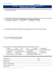 Form J-119 Data Sharing Request/Agreement - Arizona, Page 2