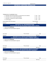Form J-119 Data Sharing Request/Agreement - Arizona, Page 5
