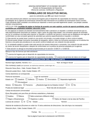 Document preview: Formulario LCR-1054A-S Formulario De Solicitud Inicial - Arizona (Spanish)