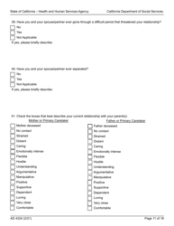 Form AD4324 Adoption Questionnaire I - California, Page 11