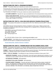 Form GEN1031 Annual County Training Plan - California, Page 2